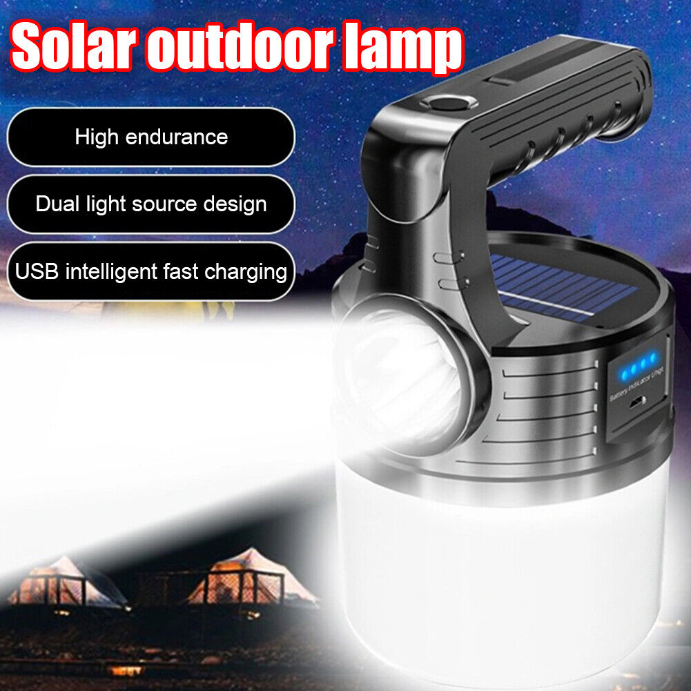 300lm LED Camping Lantern Bulb Waterproof 1200mAh Hiking Tent Hanging Light
