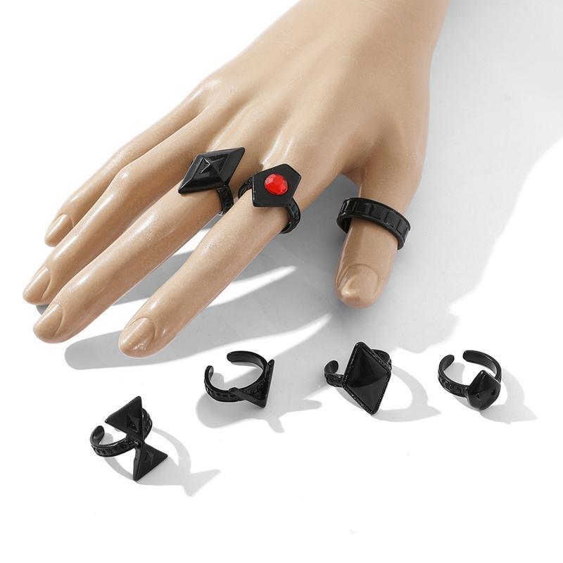 Adjustable Alloy Ring of Secret Repentance Ring Set Perfect Gift for Anime Lover