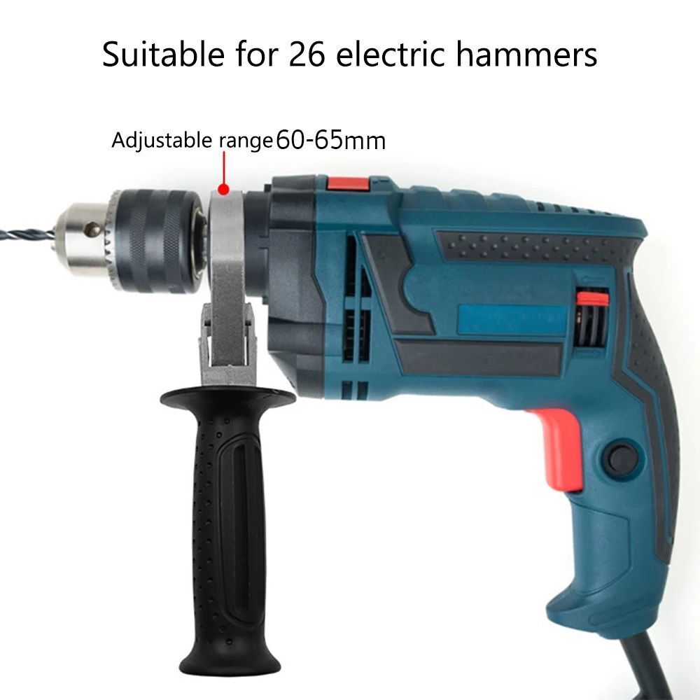 Hammer Front Handle Impact Drill Handle Drill Holder for 26 Electric Hammer