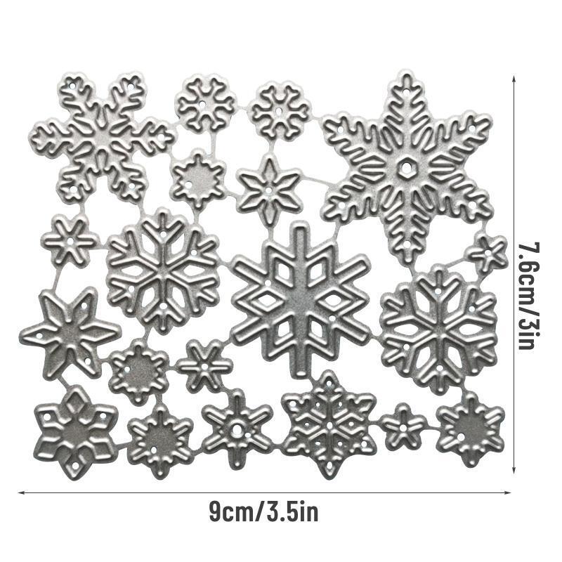 Winter Snowflakes Metal Cutting Dies Stencil DIY Scrapbooking Album Paper Card