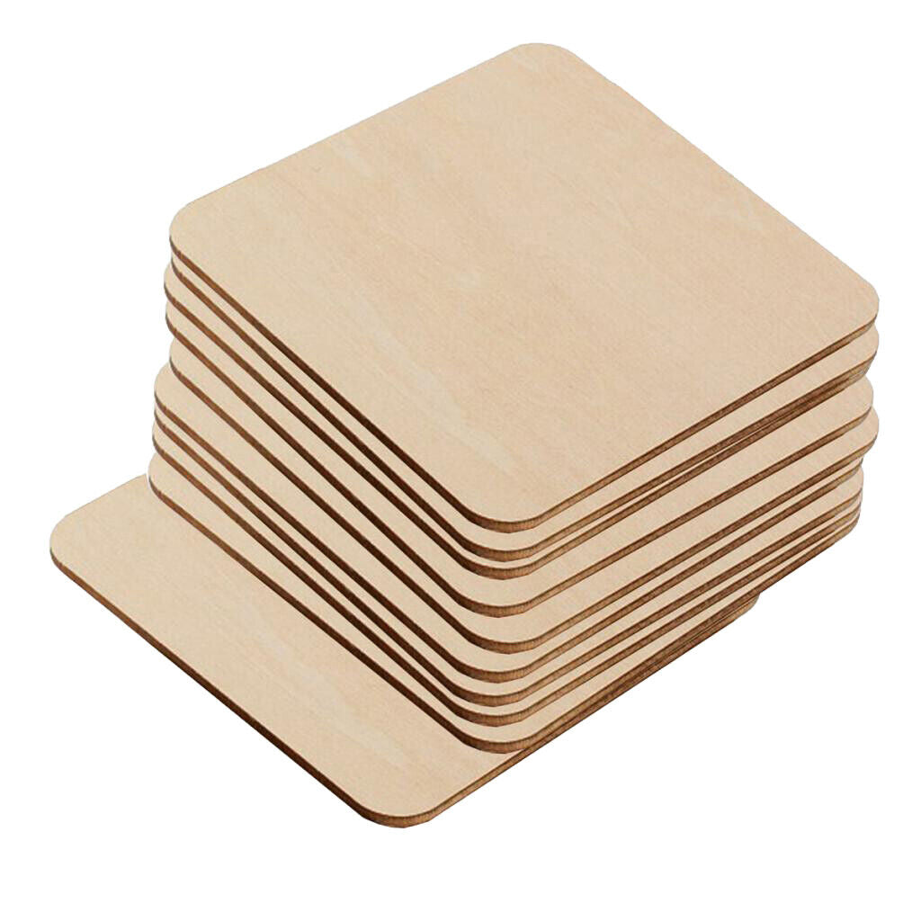 30pcs Unfinished  Cutouts en Blank Cards Pieces to Paint