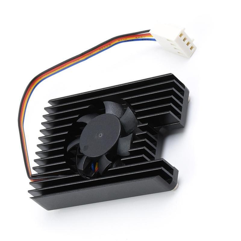 CM4 Embedded Heatsink Cooler Radiator PWM Fan for Raspberry Pi 3 B Computer CM4
