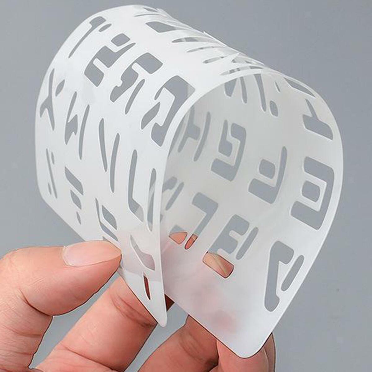20Pcs Alphabet Letter Number Stencils Templates Stationery Drawing Art Painting