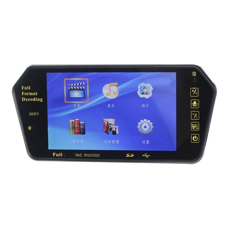 Car Assistant Monitor MP5 Display Rearview High Definition Screen Back-up Camera