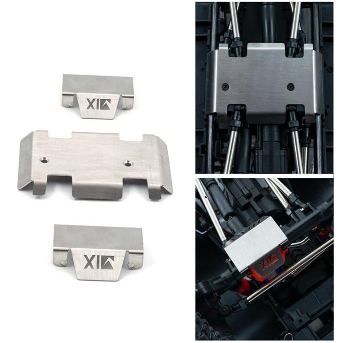 NEW Chassis Armor Axle Protection Skid Plate Set For 1/10 RGT 86190 RC Car Truck