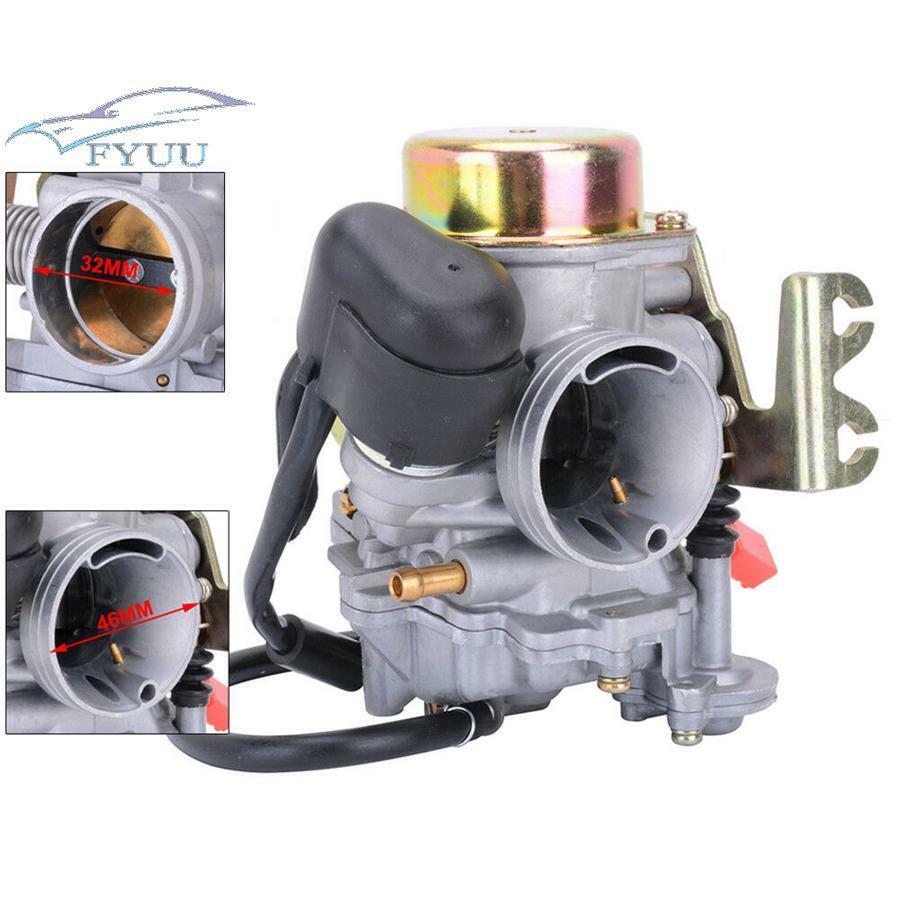 32mm Performance CVK32 Carb Carburetor Aluminum For GY6 150-250CC ATV Scooter
