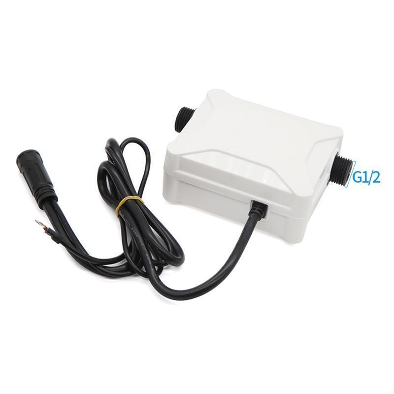Flowmeter & Solenoid Valve Integrated Water Flow Sensor DC24V for Pig Feeder