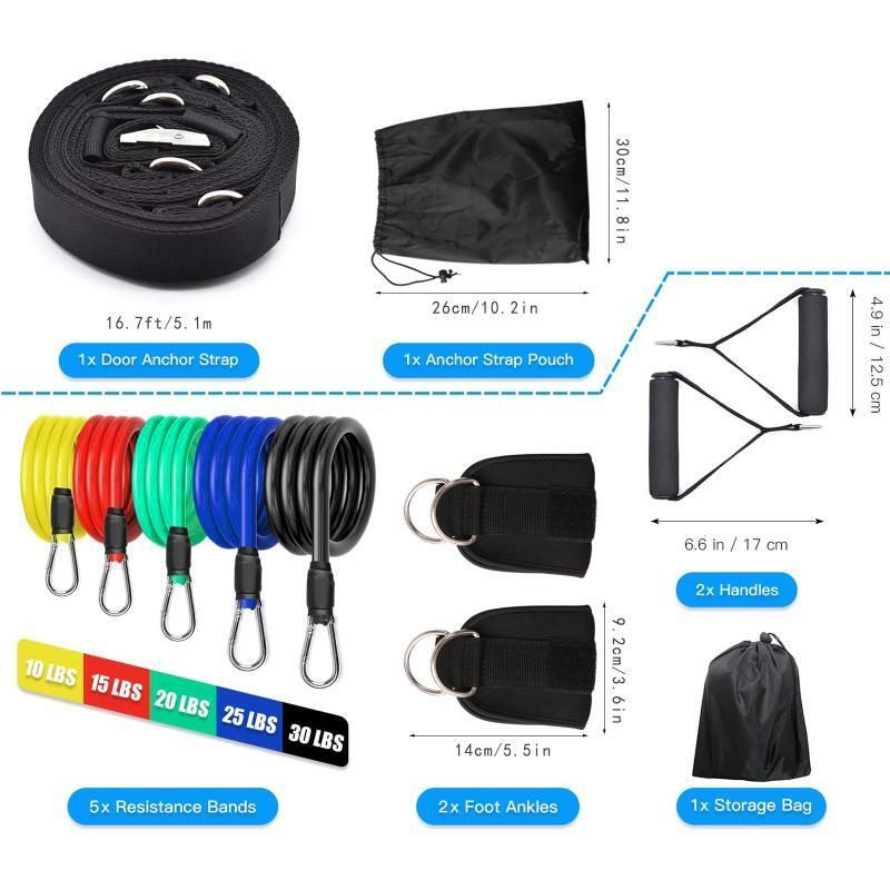 Exercise Multi Point Anchor Workout Attachment Door Anchor Strap Resistance Band