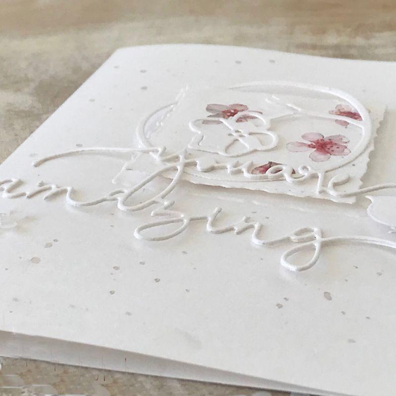 You Are Amazing Metal Cutting Dies Stencil Scrapbooking DIY Album Stamp Paper