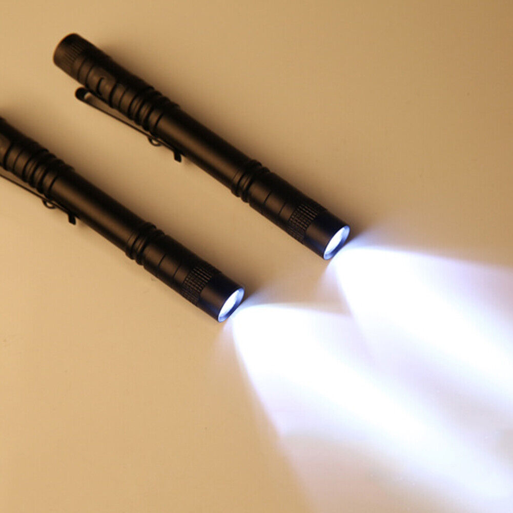 Mini Pen Light XPE R3 Torch Waterproof Clip Pocket Outdoor LED Flashlight