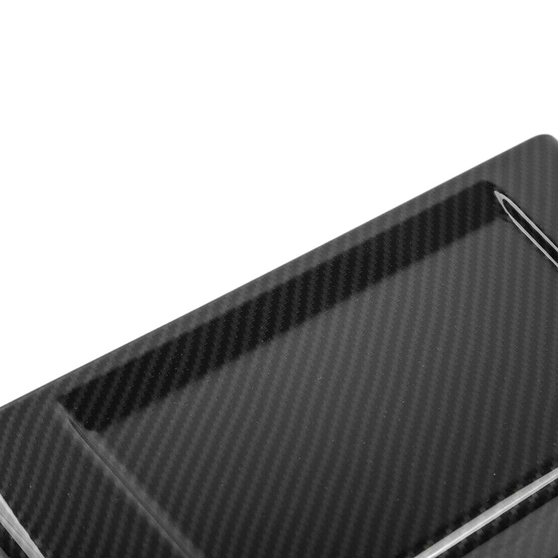 CarbonFiber Style Hood Air Vent Scoop Cover Fit for Jeep Wrangler JK TJ 1997-17