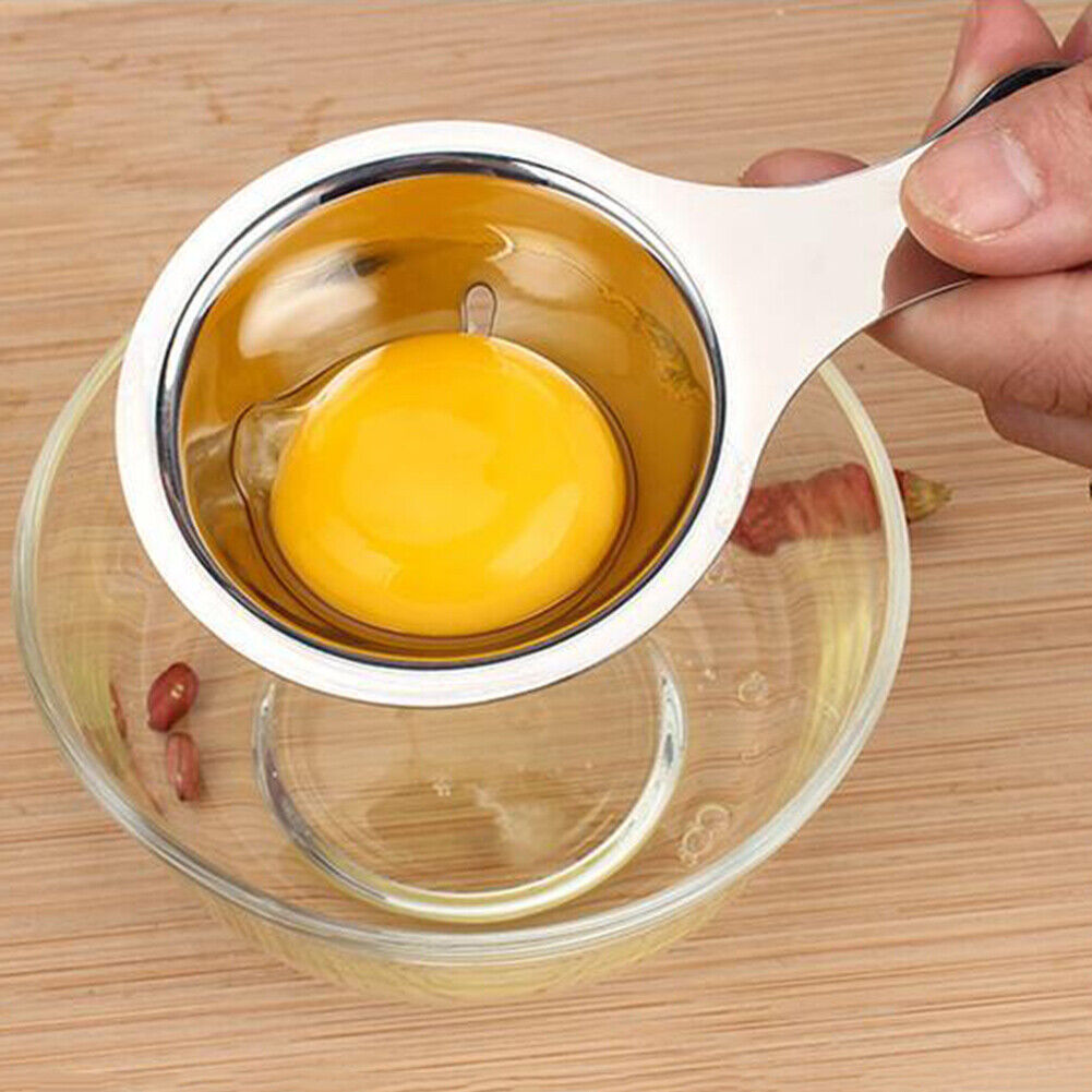 Stainless Steel Egg Yolk Filter Egg Divider Sieve Seperator Baking Gadgets
