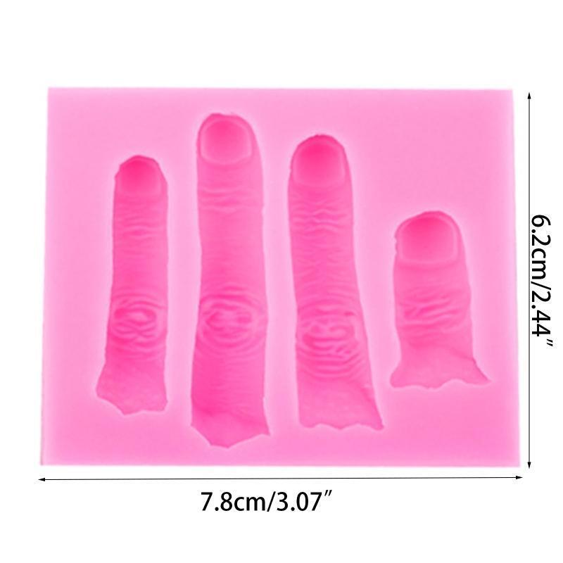 Simulation of Broken Fingers Shape Chocolate Candy Molds Craft DIY Mold Home