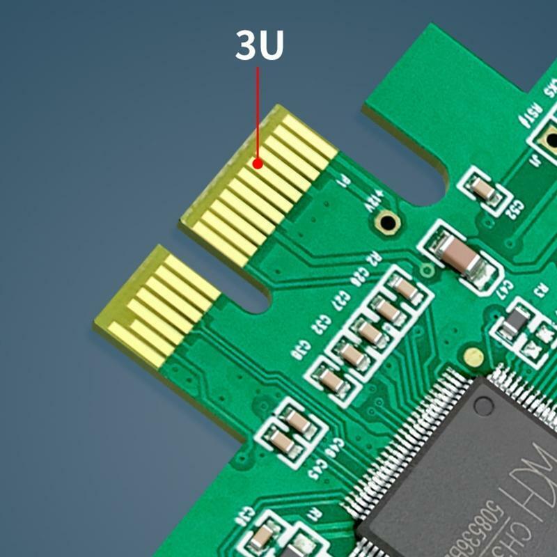 Pci-e To RS-232 Serial Port Adapter Card PCIE to Dual DB9 Expansion Converter