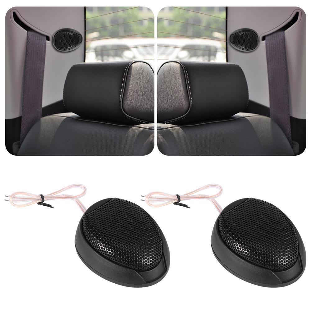 1 Pair Car Tweeter Speakers 1000W Super Power Audio Loudspeakers? (Black)