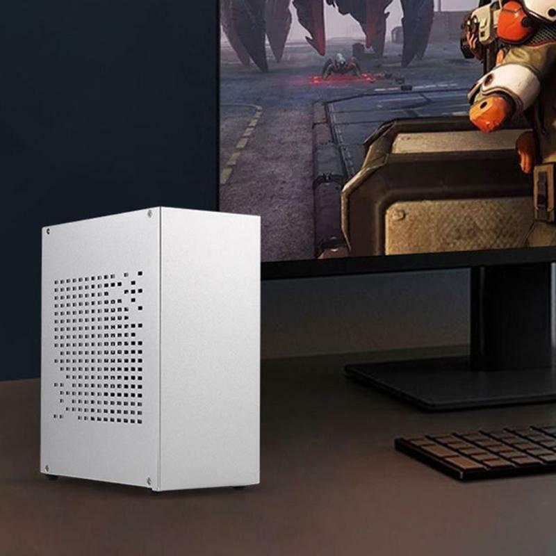 B07 HTPC Case Compact Desktop Chassis USB3.0 with Graphics Card Extension Cable