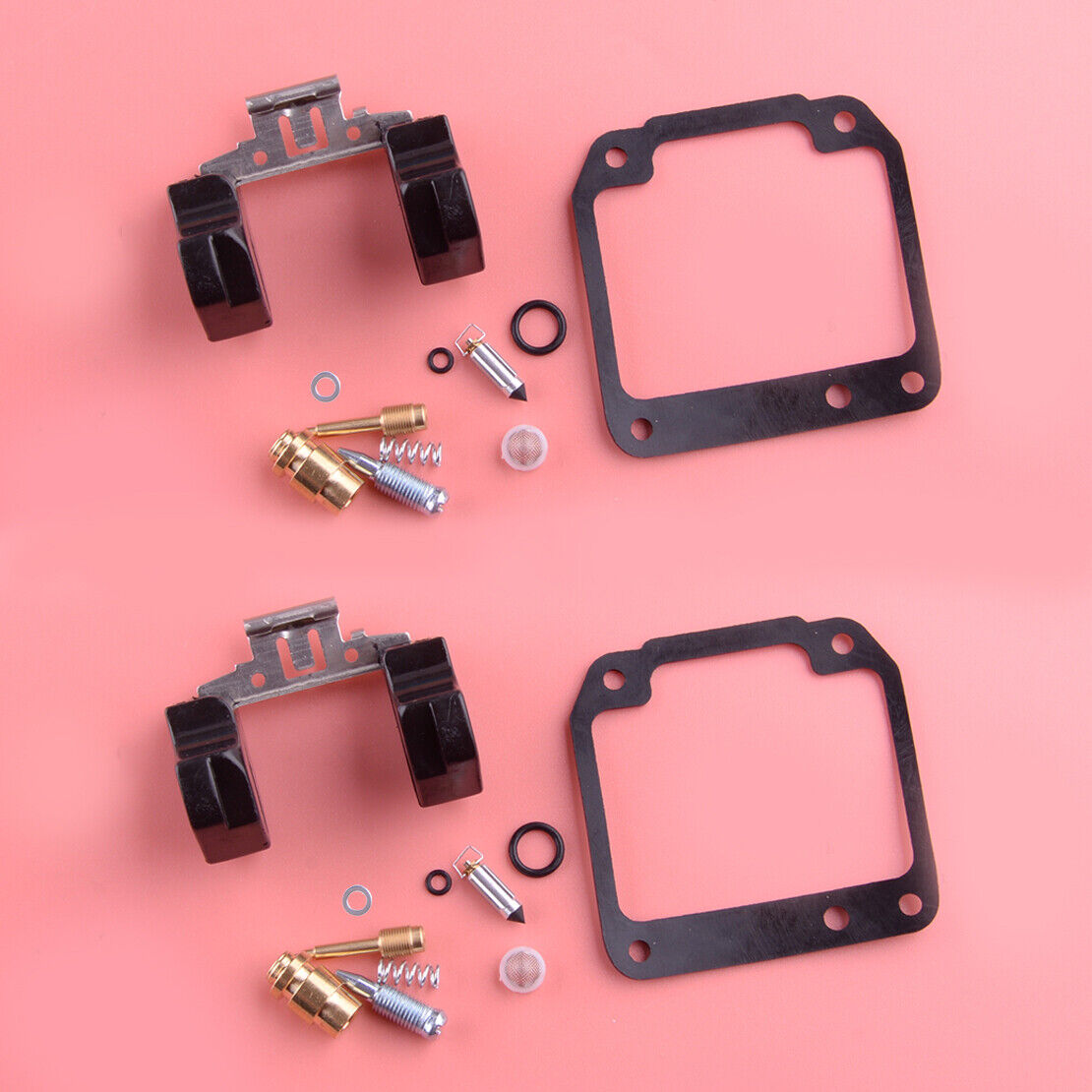 2X Carburetor Carb Float Repair Rebuild Kit Fit For Yamaha FZ600 Radian YX600