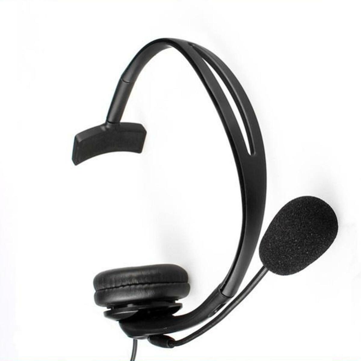 Laptop/PC Headset with Microphone Call Center USB Single Sided Ear Headphones