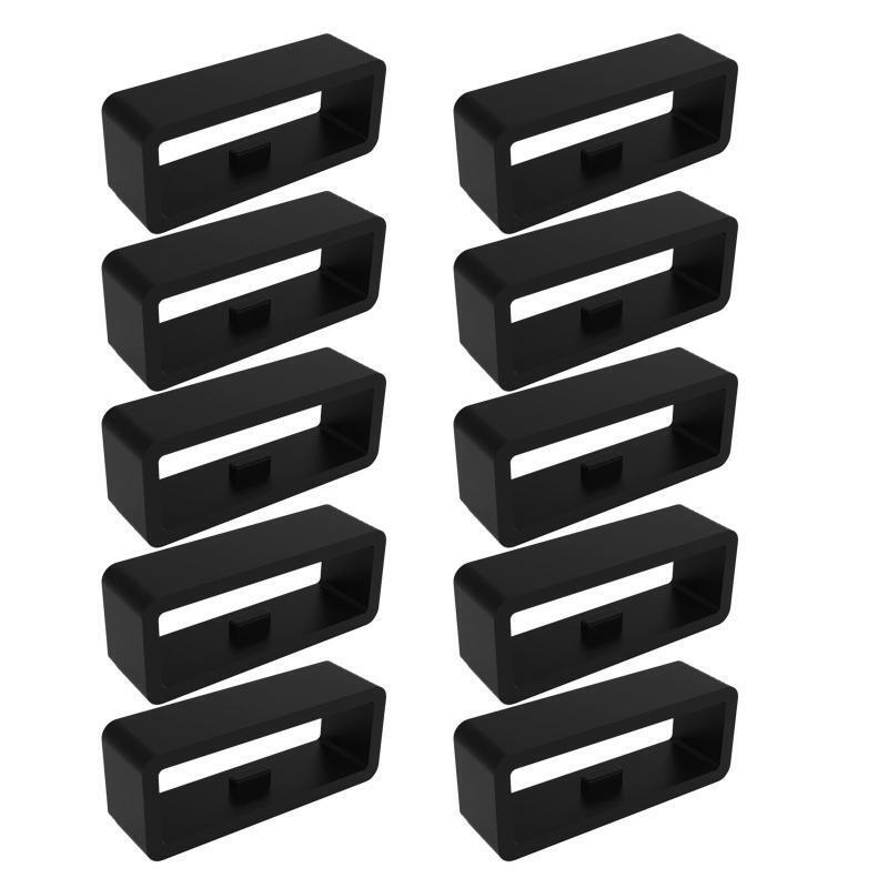 10pc Watch Strap Bracelet Band Keeper Loop Fastener Retainer Ring for Suunto24mm