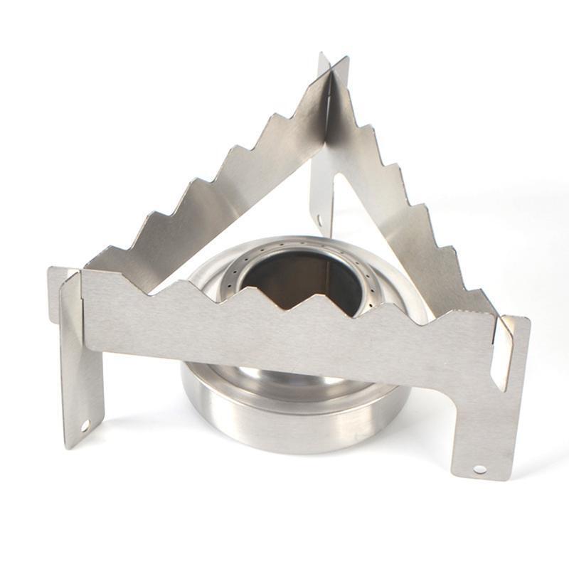 Portable Stainless Steel Alcohol Stove Cross Stand Stove Rack Stove Support Base
