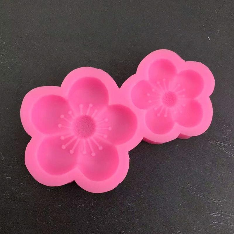Cake Chocolate Baking Moulds Plum Shapes Perfect Gifts for Children Baking Lover