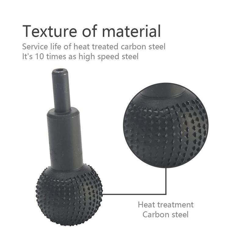 Sphere Rotary Burr Woodworking Tool Abrasive Polishing Cutter 40mm Head Diameter