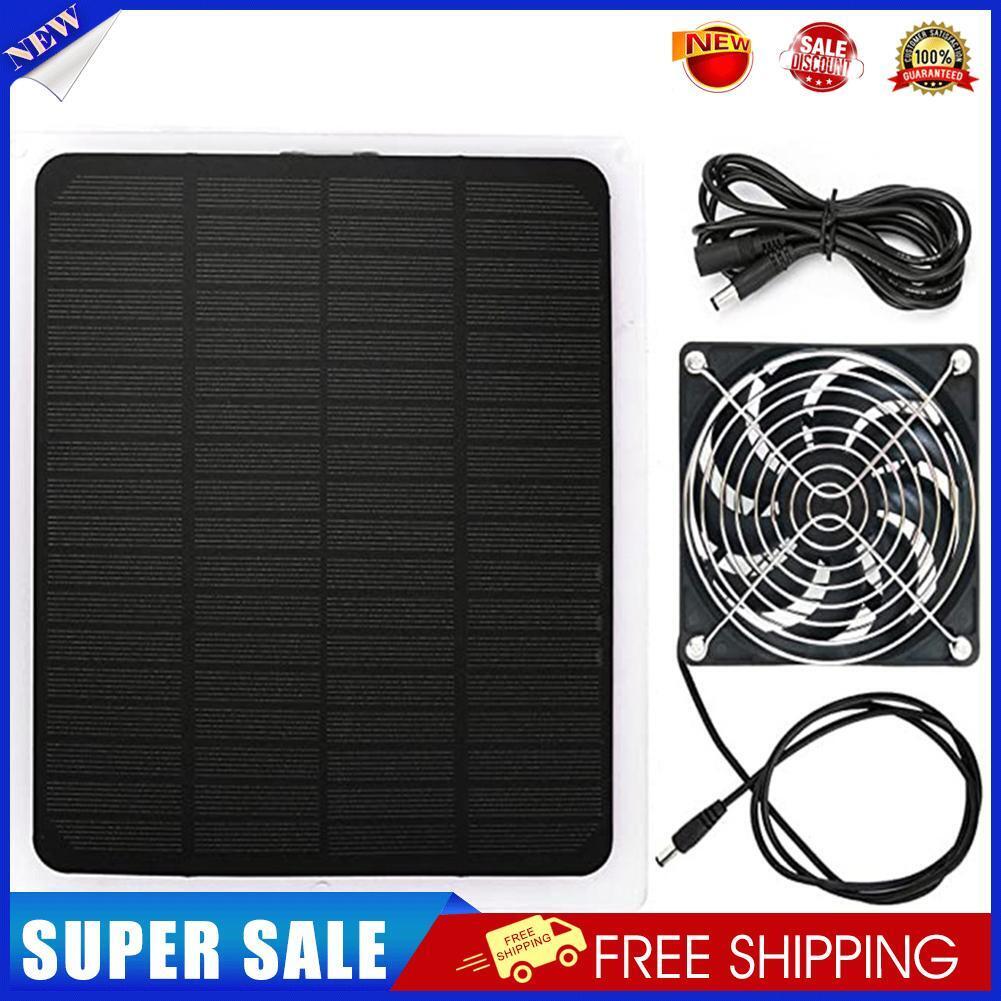 10w Waterproof Solar Exhaust Fan Air Extractor with Solar Charging Panel