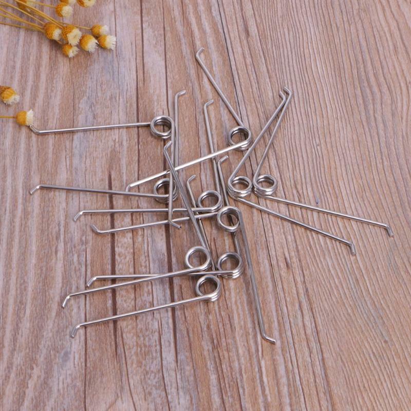 10Pcs V Shape Steel Compression Spring Gardening Scissors Accessories Tool