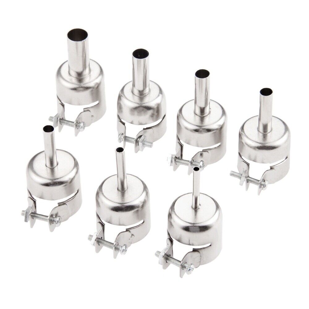 7 in 1 Soldering Heat Gun Circular Nozzles 3/4/5/6/7/8/10mm for 850 852D 898D