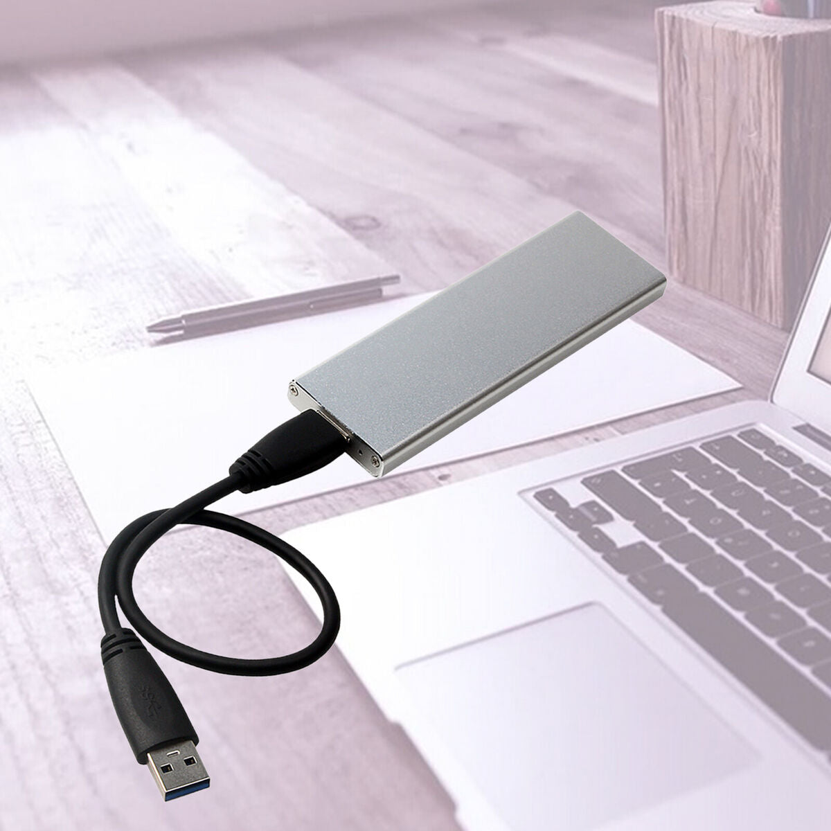 SSD to USB 3.0 Hard disk Enclosure Case Adapter for  2012 A1466