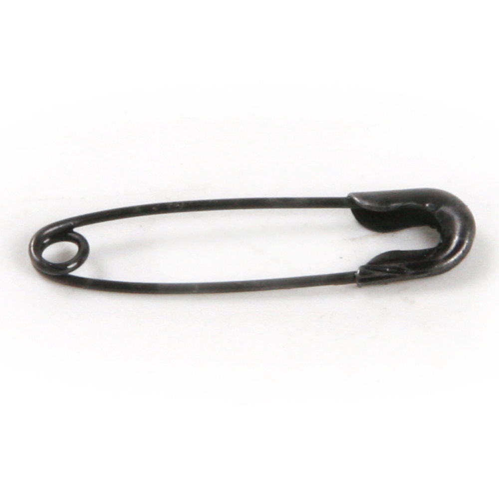 19mm 100pcs Safety Pins Black Sewing Craft Jewellery Baby Nappy Pins