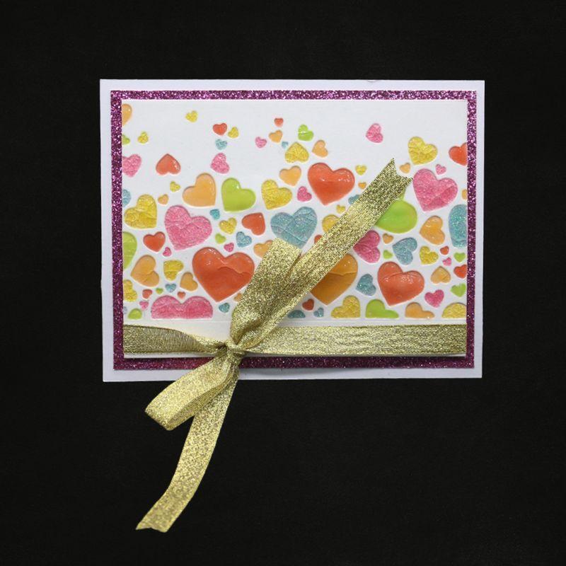 Hearts Metal Cutting Dies Stencil Scrapbooking DIY Album Stamp Paper Card Emboss