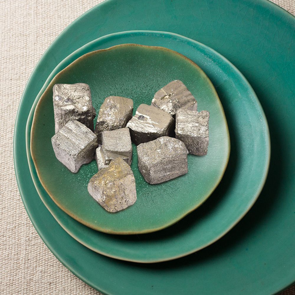 Iron Handcraft Crystal Rough Quartz Natural Pyrite Irregular Ore Gem Ornaments