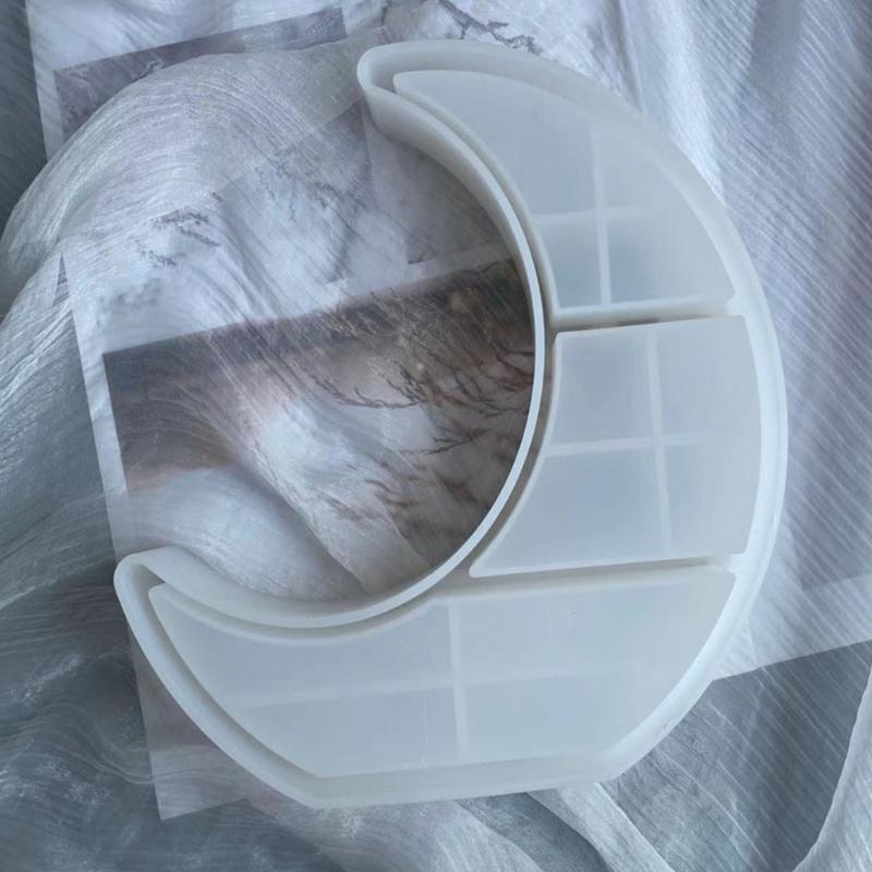 Crystal Mold Handmade Tray Decorations Oranaments Mold DIY Crafts Plaster Mould