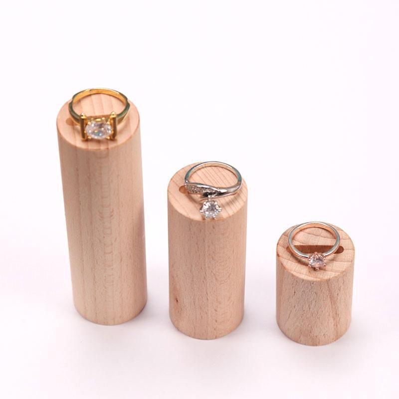 3 Pcs Ring Display Stands Cone Ring Holders Jewelry Tower Pillar Display Stands
