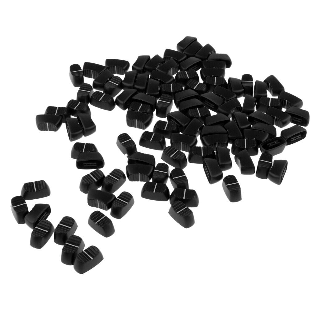 100 Pieces 4 Mm Mixer Potentiometer Control Knobs Replacement Lid Pot Lid -