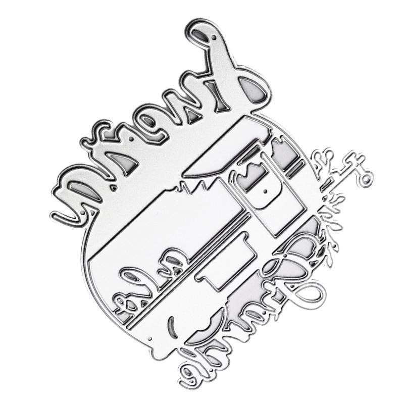 Creative Car Metal Cutting Dies Stencil Scrapbooking Album Paper Card Template