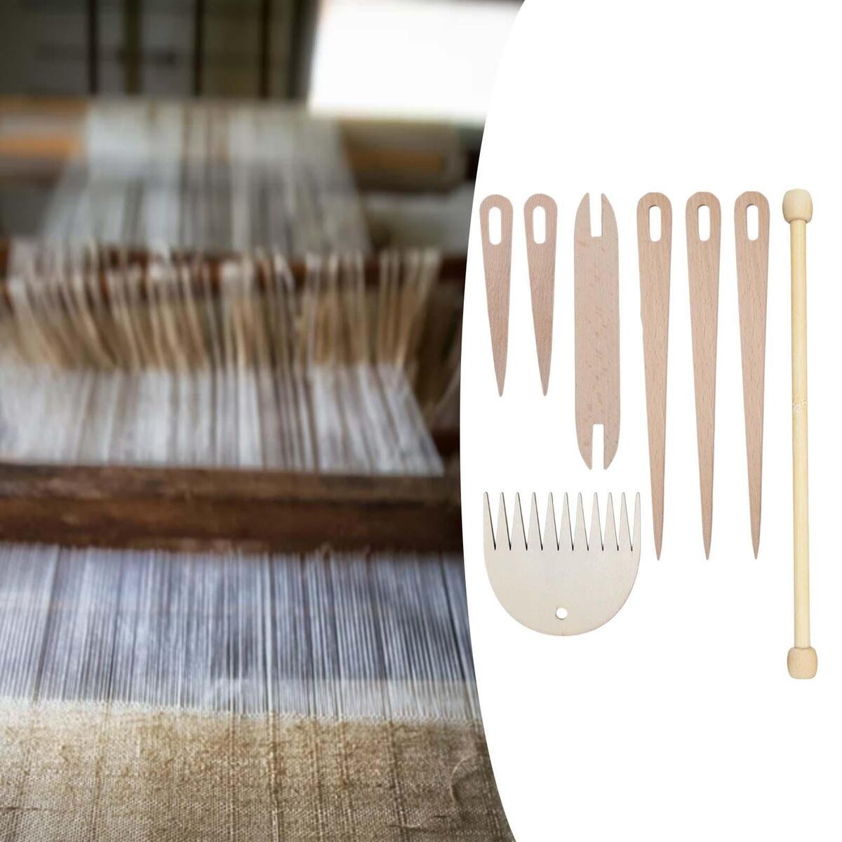8Pcs Weaving Tools DIY Tool  Loom Stick  for Knitting Tapestry