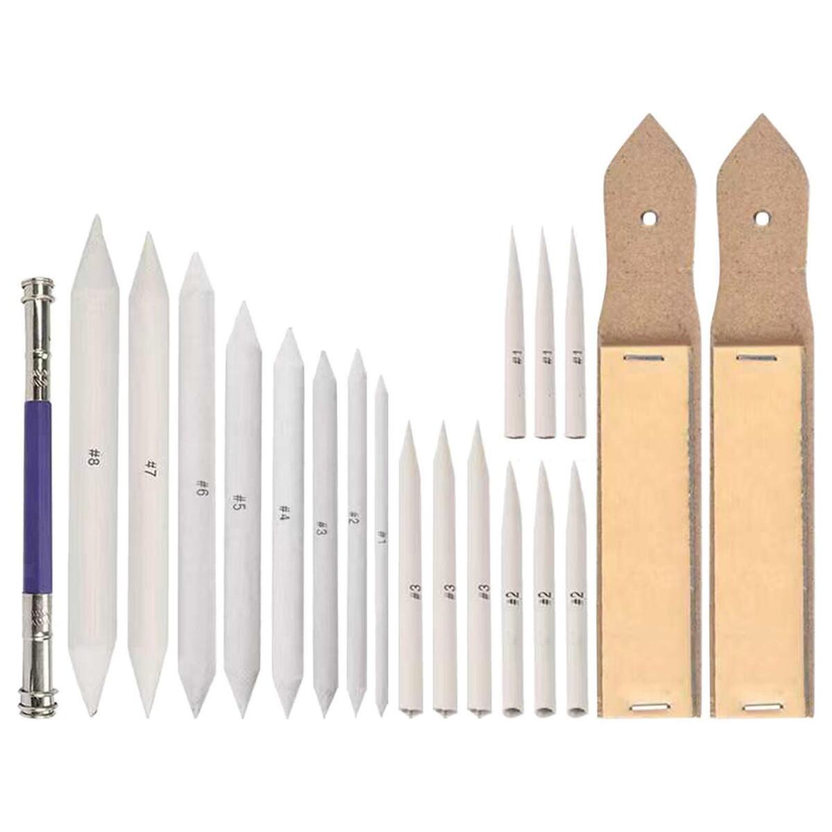 20Pcs Blending Stumps Paper   Drawing Pastel Artist Pointer