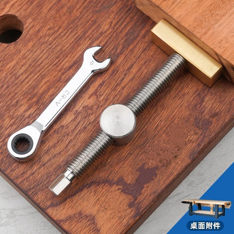 Heavy Duty Bench Vise Desktop Vise Clamp for Woodworking Drilling Cutting