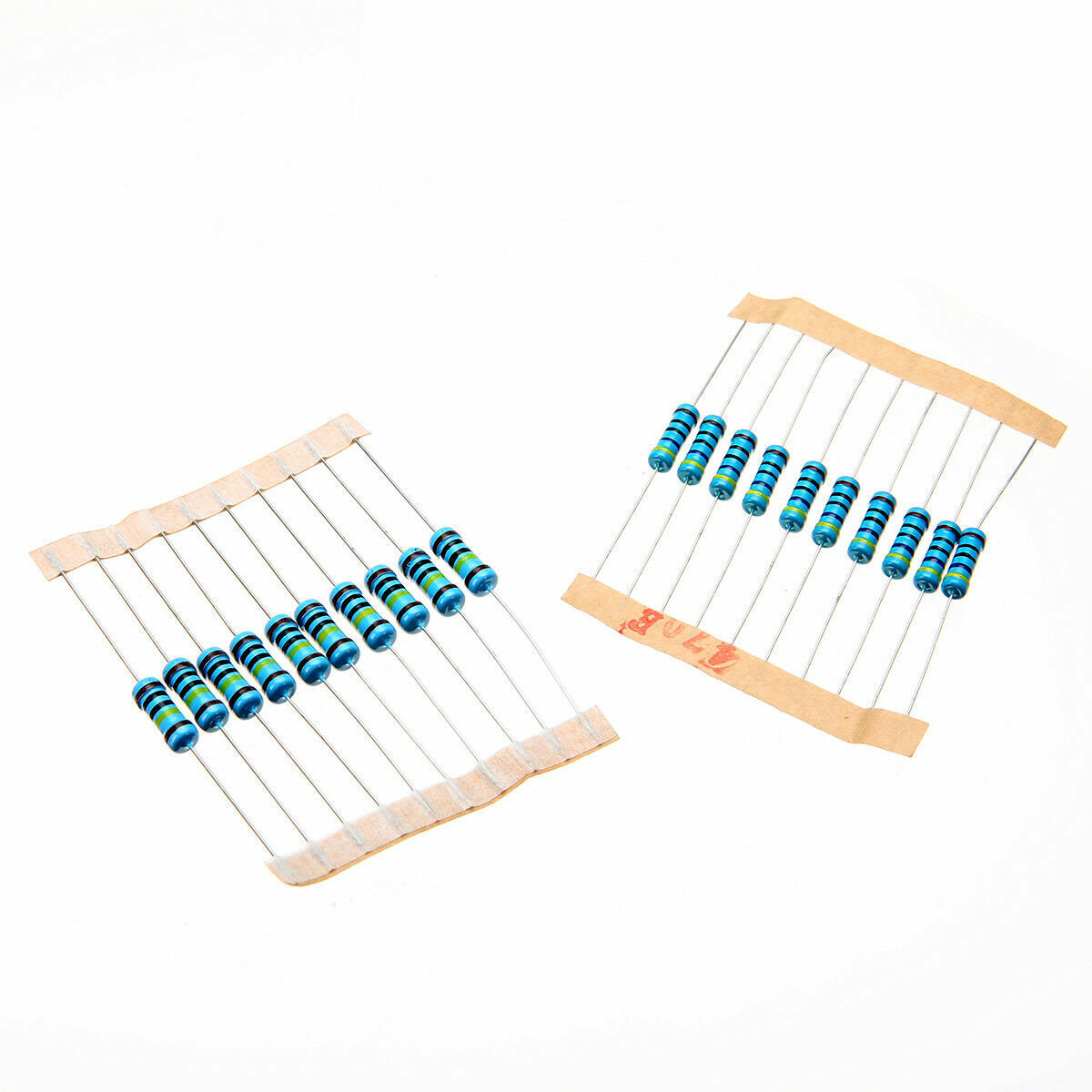 500pcs    1% 1ohm~1M 1W Metal Film Resistors Resistance Assortment Kit 50 Values