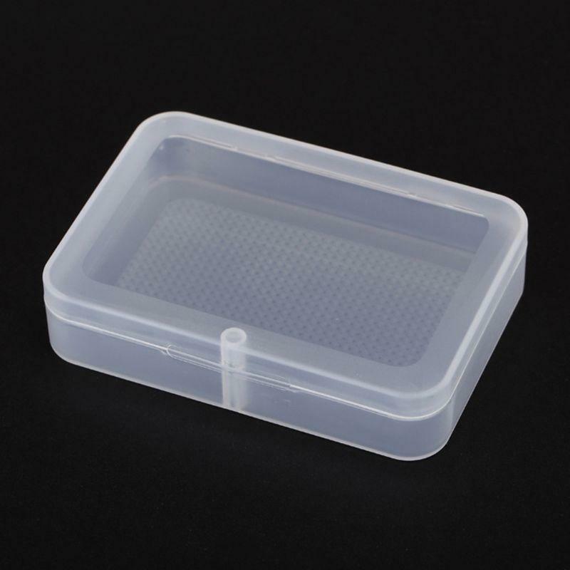 Trading Card Organizer Clear Card Case Empty Plastic Storage Box for Gaming Card