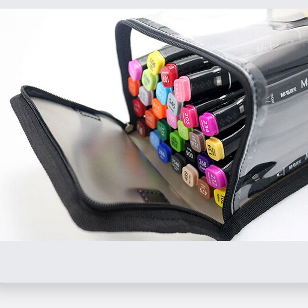 Travel Makeup Bags Watercolor Pen Holder Large Capacity Waterproof Cosmetic Bag