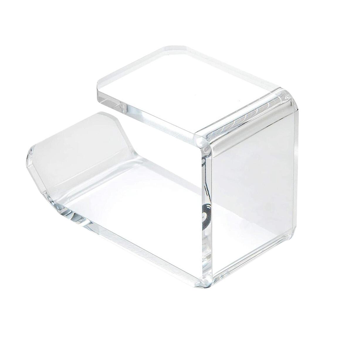2x Acrylic Headphone Hanger Holder Desk Display Bracket with Adhesive Glues