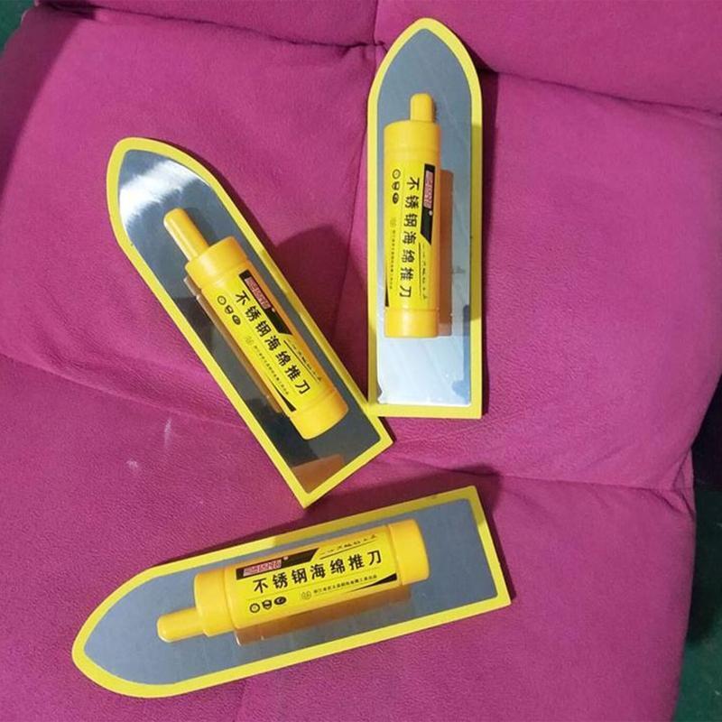 Anti-rust Stainless Steel Notch Tile Trowel Ergonomic Grip Comfort Handle