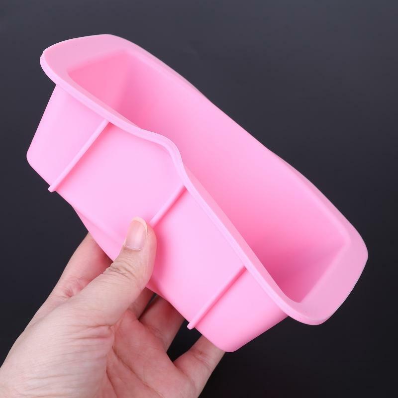 Hot Single-Rectangle Silicone Mould Ice Cube Tray Cake Muffin Soap Cupcake Mold