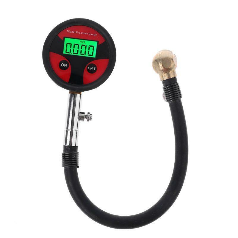Ball Head Universal Tire Digital Pressure Gauge for Motor Car Bike Truck Tyre 4