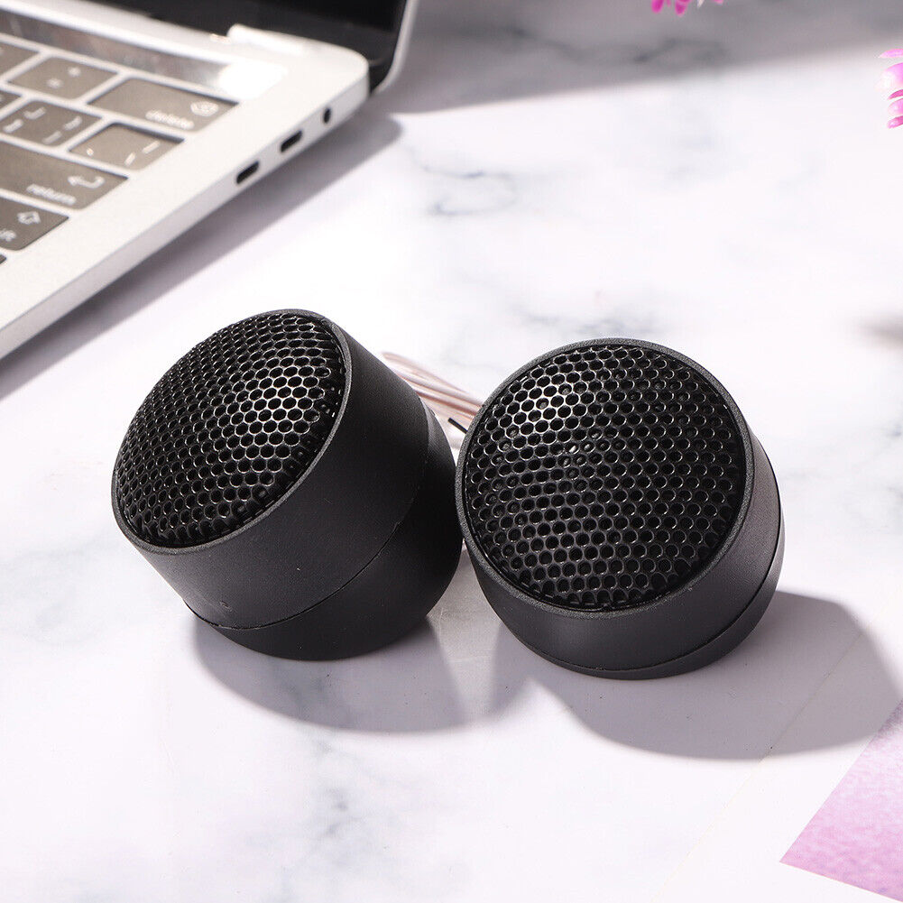 1 Pair Universal Mini Car Interior Tweeter Sensitive Stereo Speakers (S)