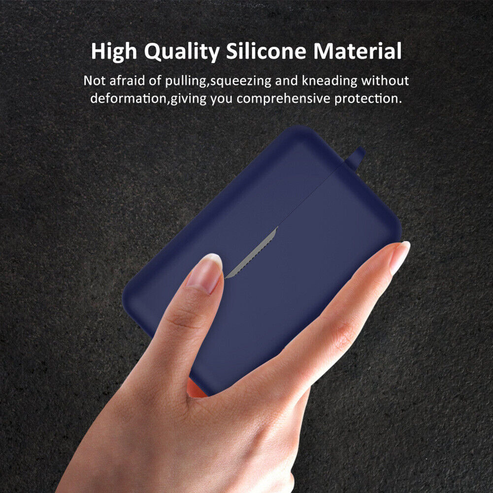 Wireless Microphone Charging Compartment Box for DJI Action 2/OM 5 (Blue)