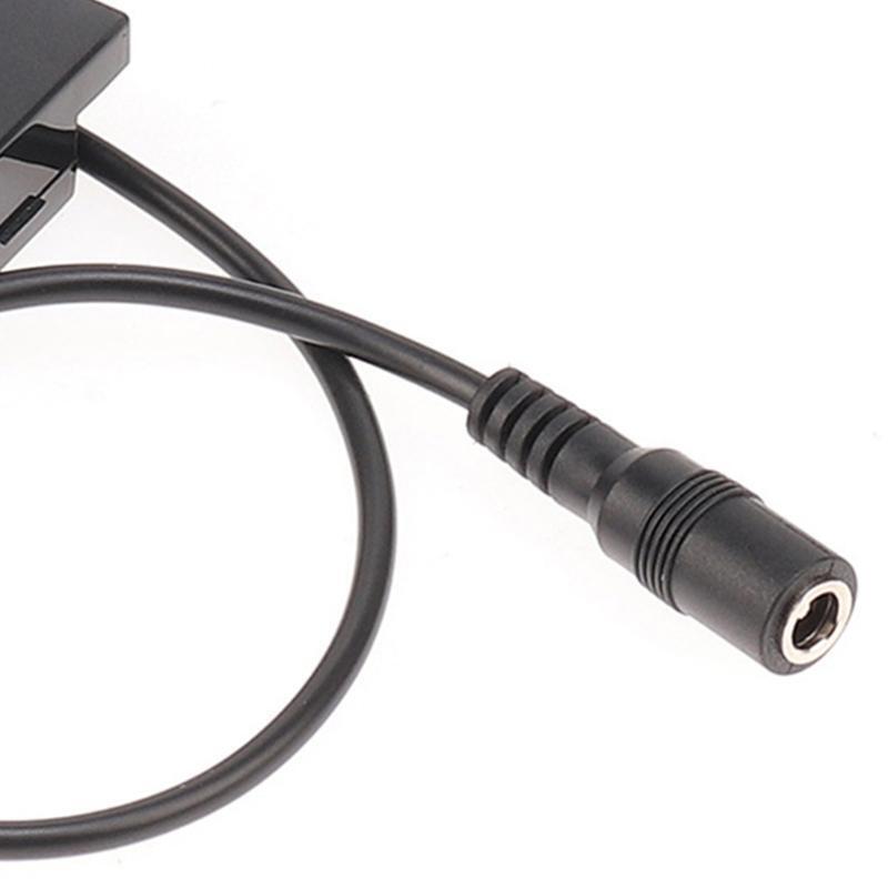 12Inch DC 5.5x2.1mm Power Cord LPE8 Camera Dummy Battery Fit for 550D 650D 700D